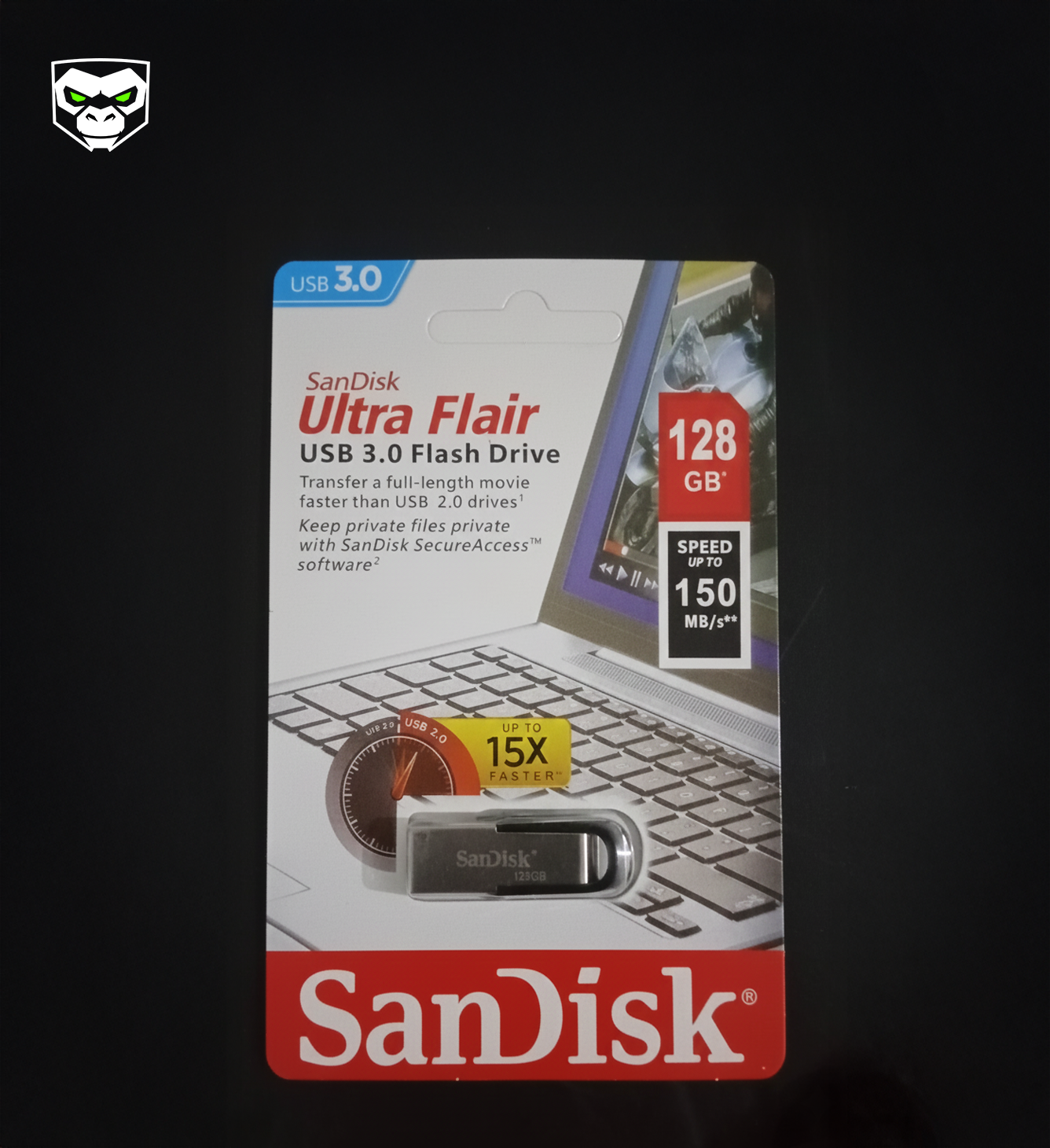 SanDisk Ultra Flair Flashdrive 128GB